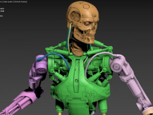 Terminator T-800 Endoskeleton Rekvizit T1 3D 프린트 모델