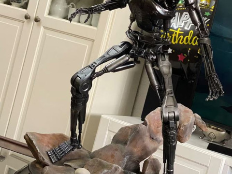 Terminator T-800 Endoskeleton Rekvizit T1 3D प्रिंट मॉडल