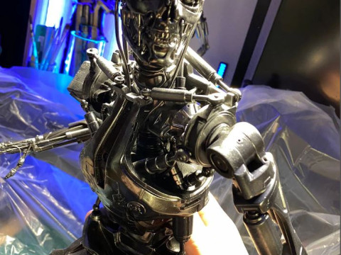 Terminator T-800 Endoskeleton Rekvizit T1 3D 프린트 모델