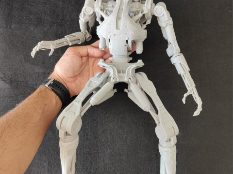 Terminator T-800 Endoskeleton Rekvizit T1 3D 프린트 모델