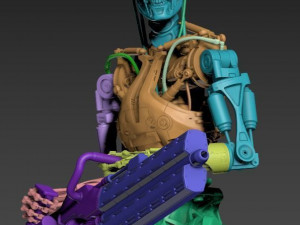 THE TERMINATOR T-800 3D-Druckmodell