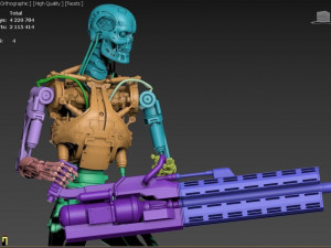 THE TERMINATOR T-800 3D-Druckmodell