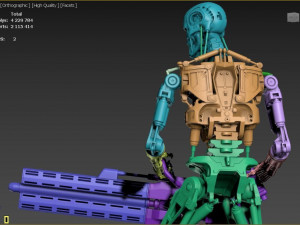 THE TERMINATOR T-800 3D-Druckmodell