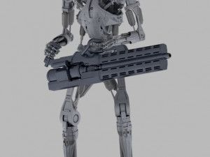 THE TERMINATOR T-800 3D प्रिंट मॉडल