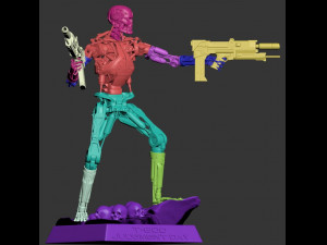Terminator T-800 Judgment Day 3D Print Model