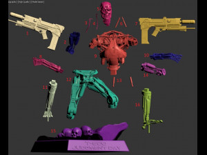 Terminator T-800 Judgment Day 3D Print Model