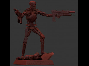 Terminator T-800 Judgment Day 3D Print Model