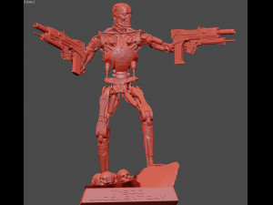 Terminator T-800 Judgment Day 3D Print Model