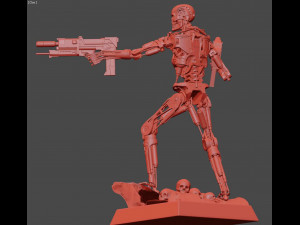Terminator T-800 Judgment Day 3D Print Model