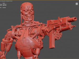 Terminator T-800 Judgment Day 3D Print Model