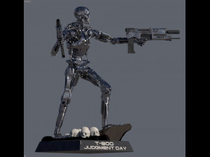 Terminator T-800 Judgment Day 3D Print Model