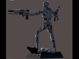 Terminator T-800 Judgment Day 3D Print Model