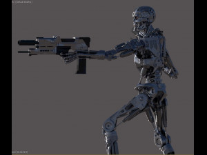 Terminator T-800 Judgment Day 3D Print Model