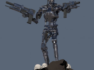 Terminator T-800 Judgment Day 3D Print Model