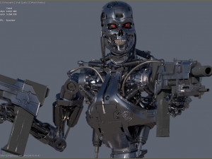Terminator T-800 Judgment Day 3D Print Model