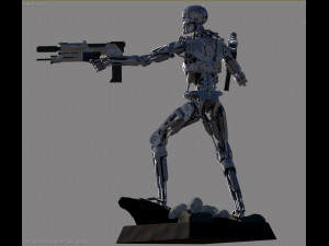 Terminator T-800 Salvation 3D-Druckmodell