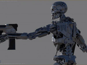 Terminator T-800 Salvation 3D Print Model