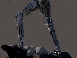 Terminator T-800 Salvation 3D-Druckmodell