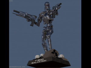 Terminator T-800 Salvation 3D-Druckmodell