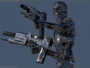 Terminator T-800 Salvation 3D Print Model