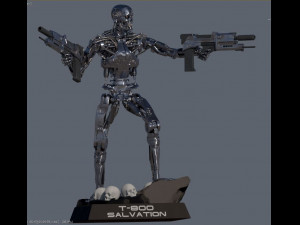 Terminator T-800 Salvation 3D-Druckmodell