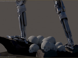 Terminator T-800 Salvation 3D-Druckmodell