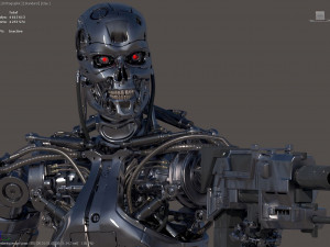 Terminator T-800 Salvation 3D-Druckmodell