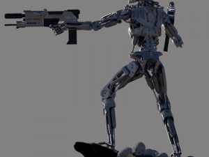 Terminator T-800 Salvation 3D-Druckmodell