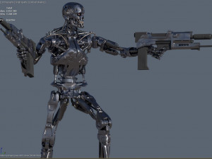 Terminator T-800 Salvation 3D-Druckmodell