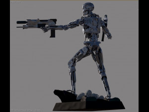 Terminator T-800 Salvation 3D-Druckmodell