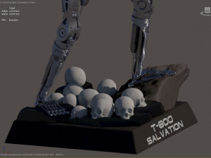 Terminator T-800 Salvation 3D-Druckmodell