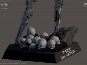 Terminator T-800 Salvation 3D-Druckmodell