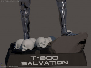 Terminator T-800 Salvation 3D-Druckmodell