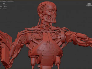 Terminator T-800 Salvation 3D Print Model