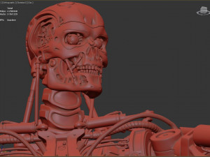 Terminator T-800 Salvation 3D-Druckmodell