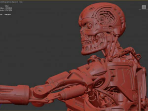 Terminator T-800 Salvation 3D Print Model