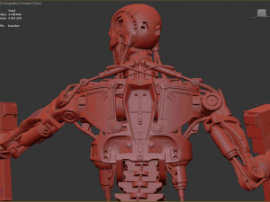 Terminator T-800 Salvation 3D-Druckmodell