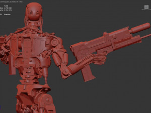 Terminator T-800 Salvation 3D-Druckmodell