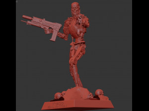 Terminator T-800 Salvation 3D-Druckmodell