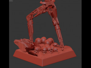 Terminator T-800 Salvation 3D-Druckmodell