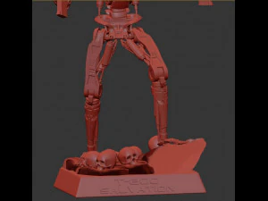 Terminator T-800 Salvation 3D Print Model