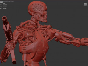 Terminator T-800 Salvation 3D-Druckmodell