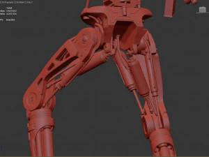 Terminator T-800 Salvation 3D Print Model