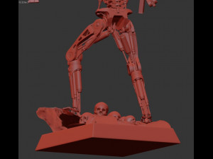 Terminator T-800 Salvation 3D-Druckmodell