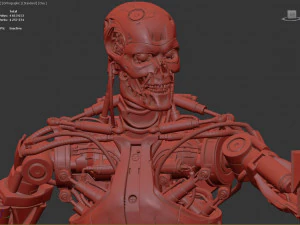 Terminator T-800 Salvation 3D Print Model