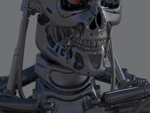 Terminator T800 Salvation Endoskeleton 3D Model