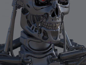 Terminator T800 Salvation Endoskeleton 3D Model