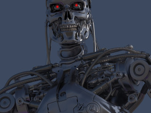 Terminator T800 Salvation Endoskeleton 3D Model