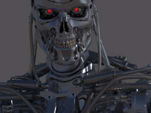 Terminator T800 Salvation Endoskeleton 3D Model