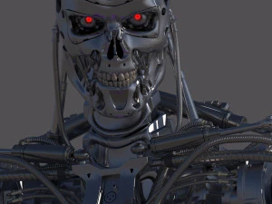 Terminator T800 Salvation Endoskeleton 3D Model
